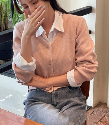 Somare V-neck Knit Cardigan